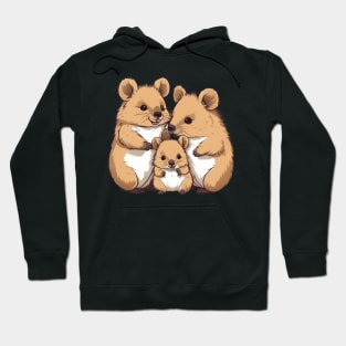 Cute Quokka Family Hoodie